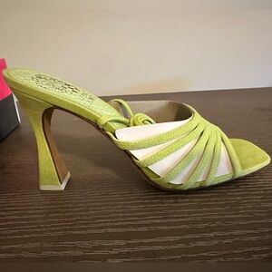 Vince Camuto Lime Green Strappy Heels